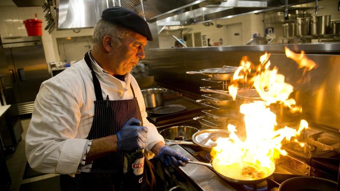 Prior to opening Bacquet’s, chef Franck Bacquet headed the kitchen at now-defunct Le Coq d’Or, pictured, also in Eagle.