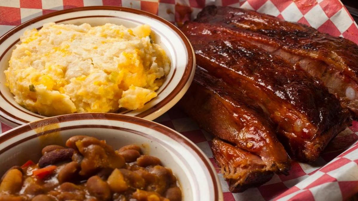 Things are smoking at Big K BBQ, where diners can dive into pork ribs and enticing side dishes.