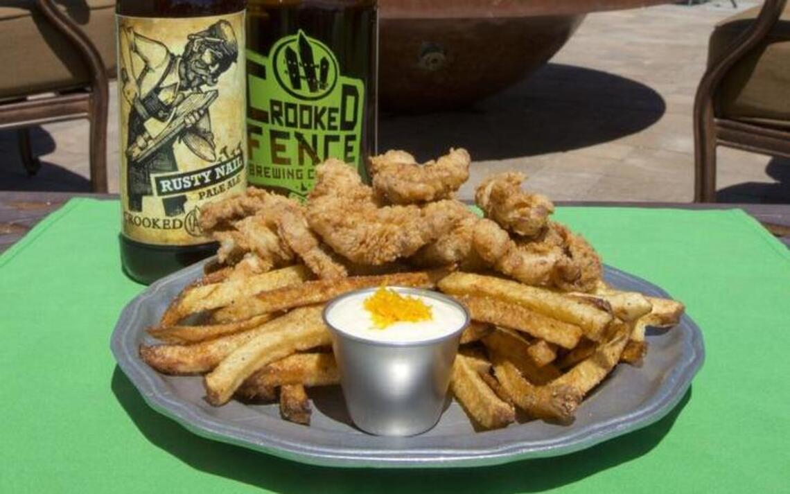 Crooked Fence strives to be whimsical with its food