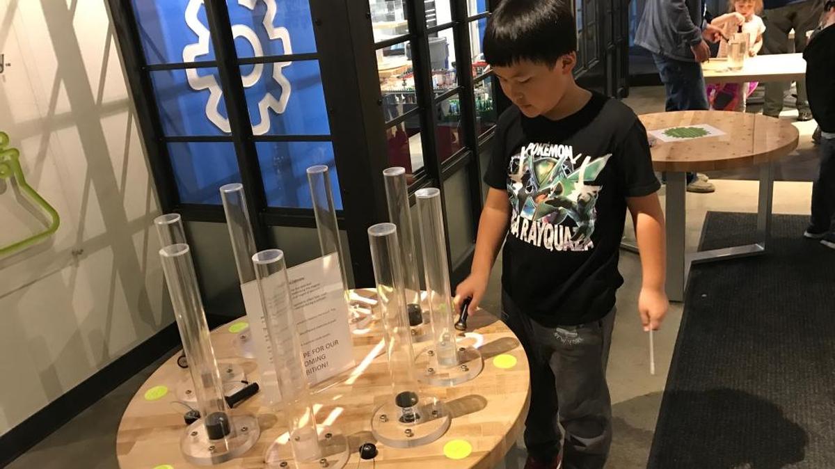 The Discovery Center of Idaho opens “Matter Splatter” on Friday, Nov. 18, with hands on exhibits that let kids of all ages play with and learn about material sciences. It runs through Monday, May 22, 2017.