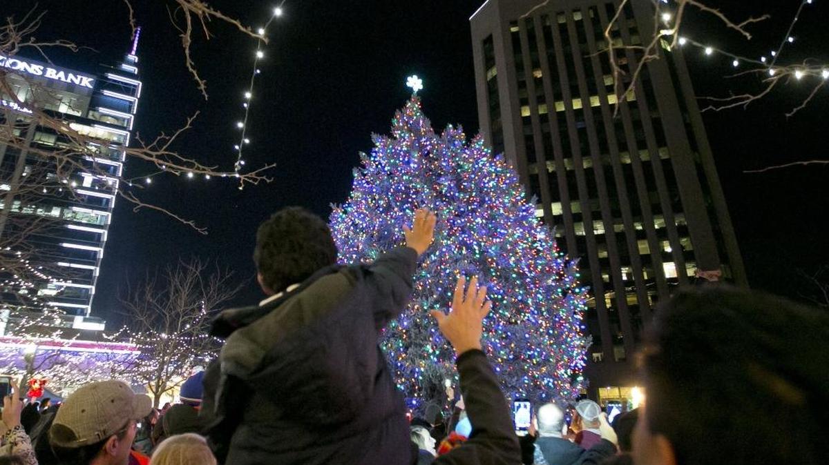 Help the city of Boise light its annual Giving Tree in The Grove on Friday, Nov. 25.