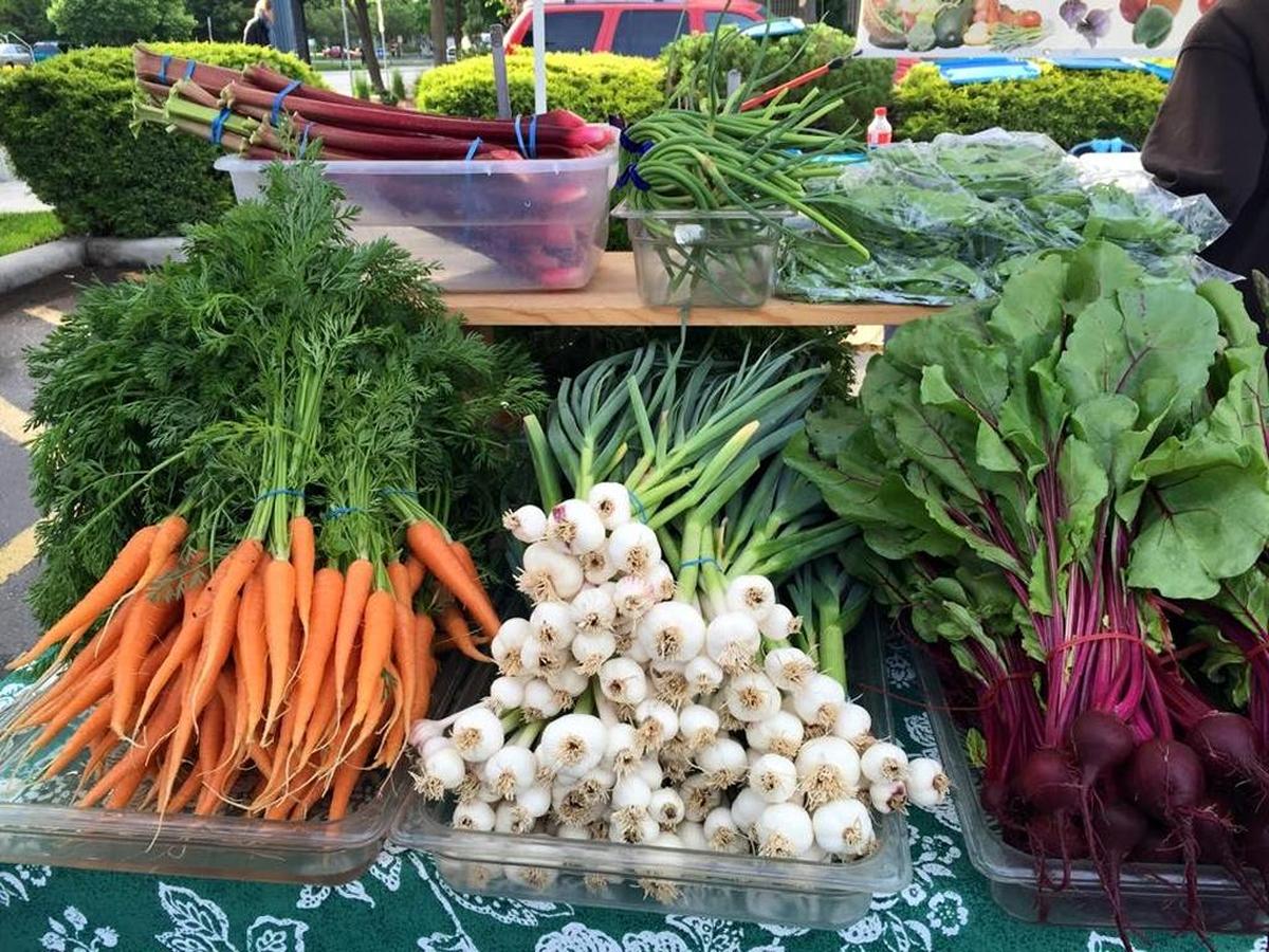 Produce at the Boise Farmers Market.