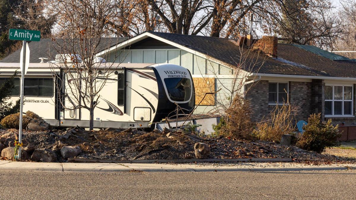 A car traveling on East Amity Avenue in Nampa failed to negotiate a corner at South Diamond Street on Sunday morning, according to Nampa Police. The car hit a berm that launched the car into the chimney stack on the roof of a nearby home, and onto the roof of a second home. The crash killed one passenger: Two others were transported to the hospital.