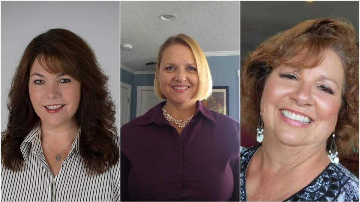 Two Kuna school board seats are up for election this November. Candidates, from left, include Eleanor Hurst and Sallie Ann McArthur running for zone 3; and Kim Nixon running for zone 4.