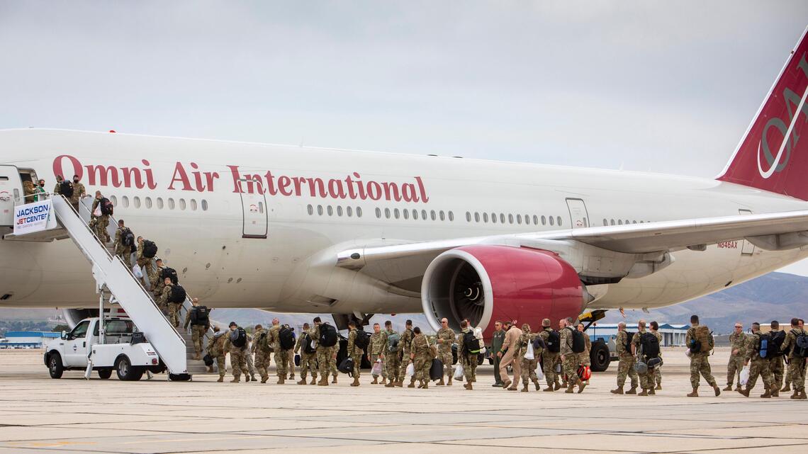 Over 400 in Air Guard leave Boise’s Gowen Field to deploy for operations in Middle East