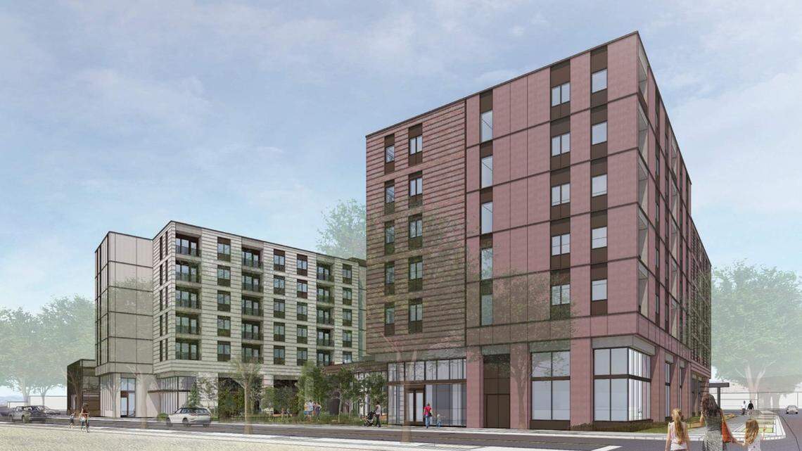 Two apartment buildings with a combined 169 units are planned at 27th Street and West Fairview Avenue. Roundhouse, the developer of the property, plans to break ground in late 2022.