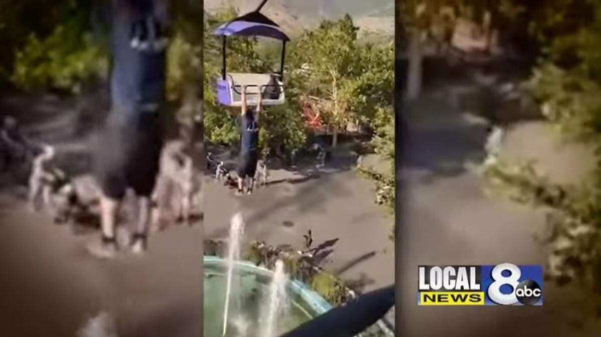 A 32-year-old man died following a 50-foot plunge Saturday from a chair-lift ride at Lagoon Amusement Park in Farmington, Utah.
