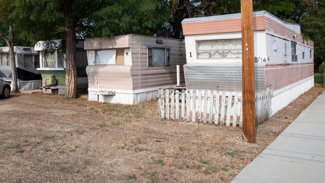 The now-empty homes in the Rush Mobile Home Park may be repurposed.