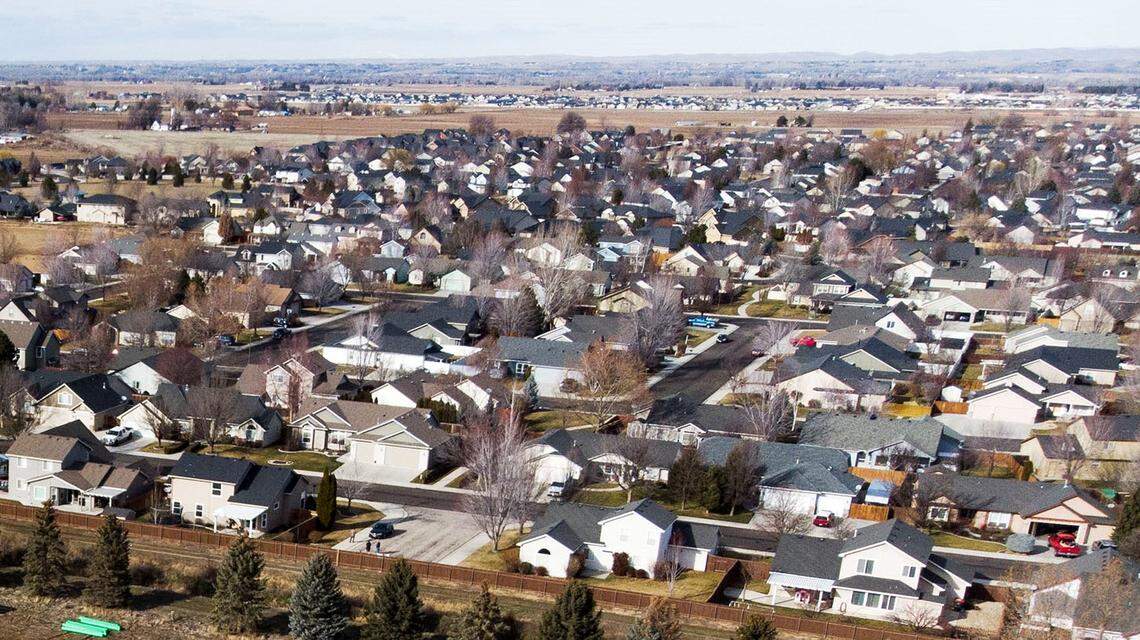 The Boise housing market experienced one of the biggest drops in profitability in the country but still remains one of the most profitable. The Turnberry Crossing subdivision in Meridian is shown here.
