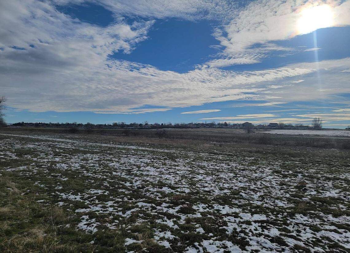 This photo shows the land where Hayden Homes Idaho LLC is proposing to build 42 single-family houses at 3750 S. Maple Grove Rd. in Southwest Boise.