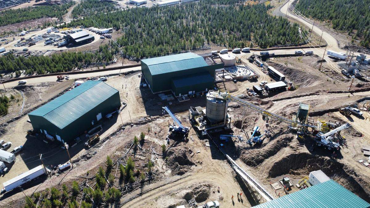 A view of Jervois Global’s cobalt mine near the city of Salmon. The excavation site is the first new cobalt mine in the U.S. in decades, according to the Australian-based company.