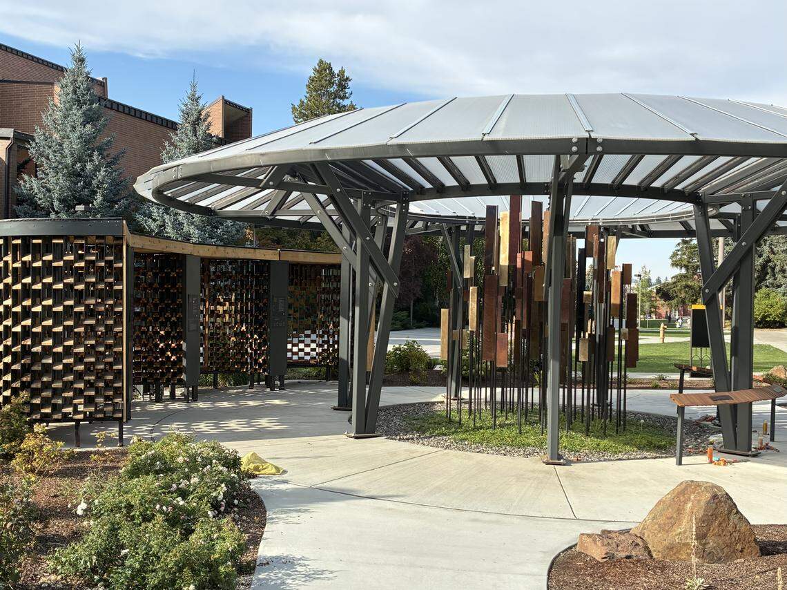 The Vandal Healing Garden and Memorial was built and opened in August 2024. The memorial site is dedicated to four University of Idaho students who were fatally stabbed in November 2022: Madison Mogen, Kaylee Goncalves, Xana Kernodle and Ethan Chapin.