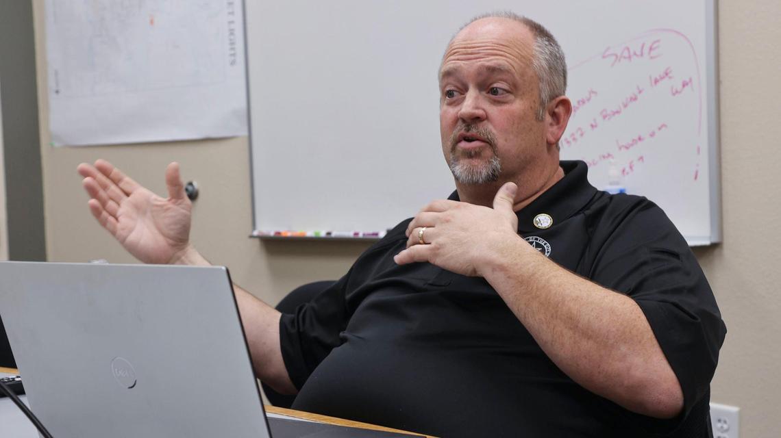 Star Mayor Trevor Chadwick explains the South of the River project he and city leaders have been working on for the past year. If the city is successful in acquiring land and getting the development in motion, the “San Antonio style” river walk are will be a destination for music venues, retail and recreation.