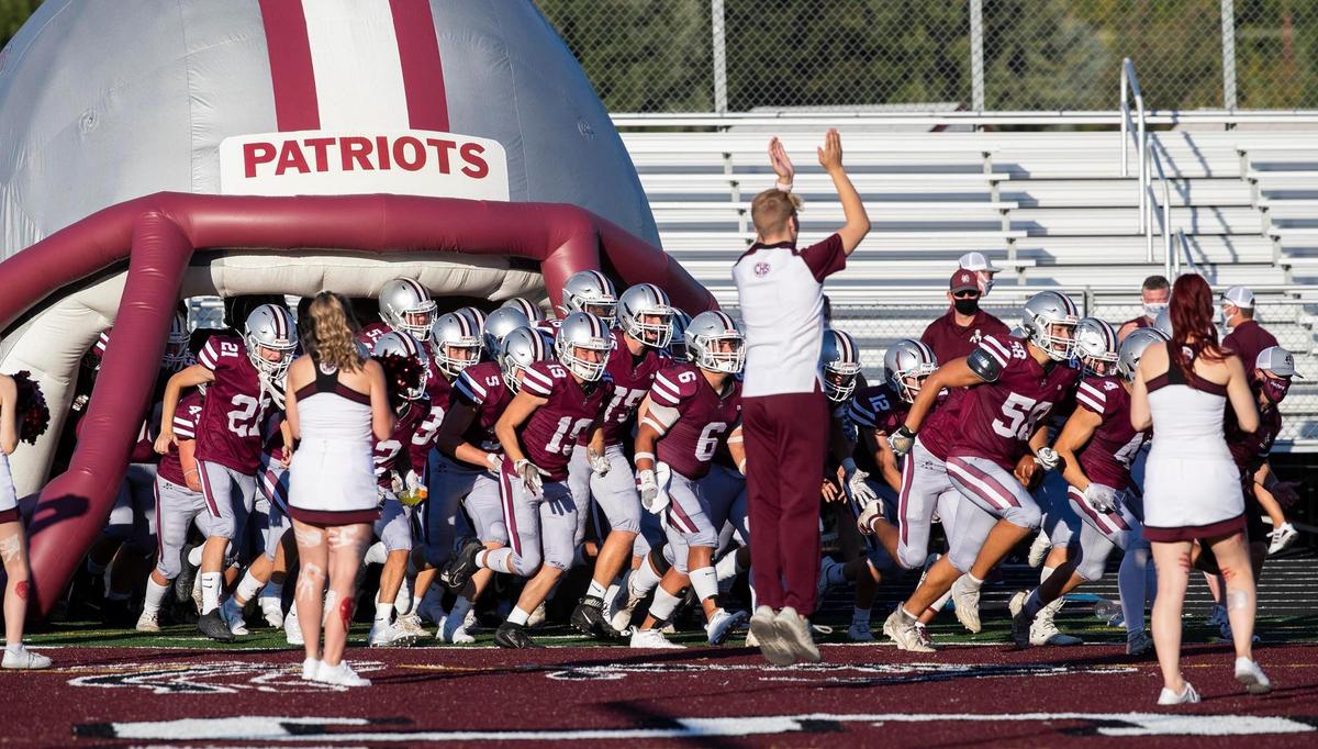 Centennial takes the field for the 2020 season opener against Meridian. The Patriots were once a state powerhouse but have not posted a winning record since 2010.