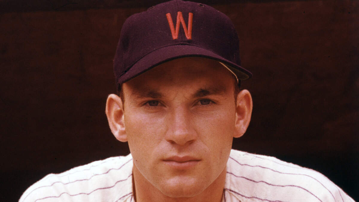 In this August 1959 photo, Washington Senators outfielder Harmon Killebrew poses for a portrait.