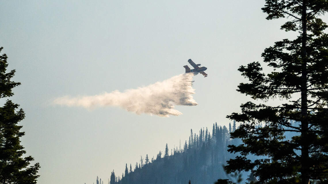 Crews battle three large Southwest Idaho fires; trails close near Salmon