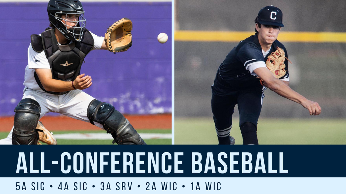 The all-conference baseball teams are chosen by each league’s coaches.
