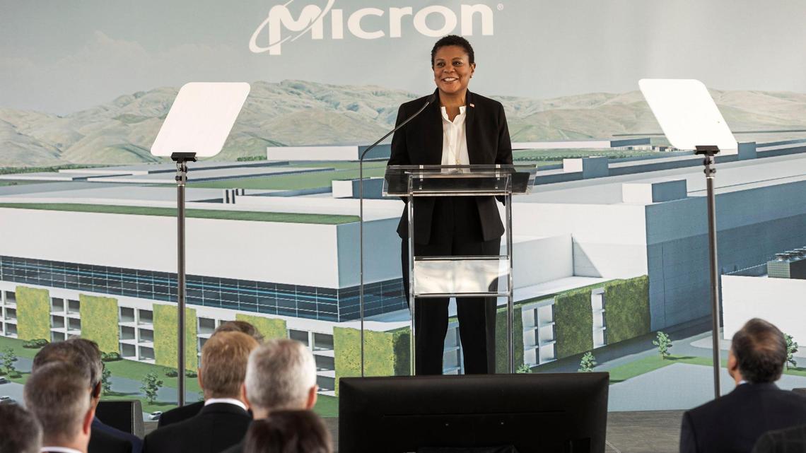 Dr. Alondra Nelson, director of the White House Office of Science and Technology Policy, speaks about the importance of the CHIPS and Science Act.