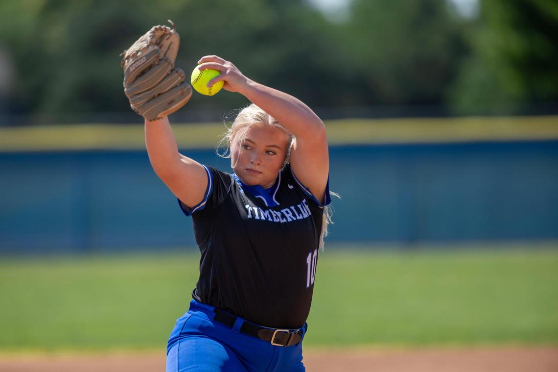 Timberline pitcher Delaney Wright was voted the 6A All-Idaho Softball Player of the Year by the state’s coaches.