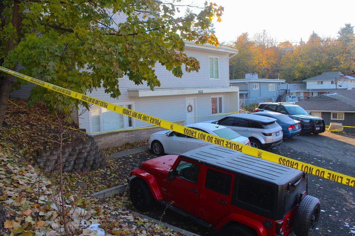 Four students were found dead Sunday, Nov. 13, at this home on King Road near the University of Idaho in Moscow.