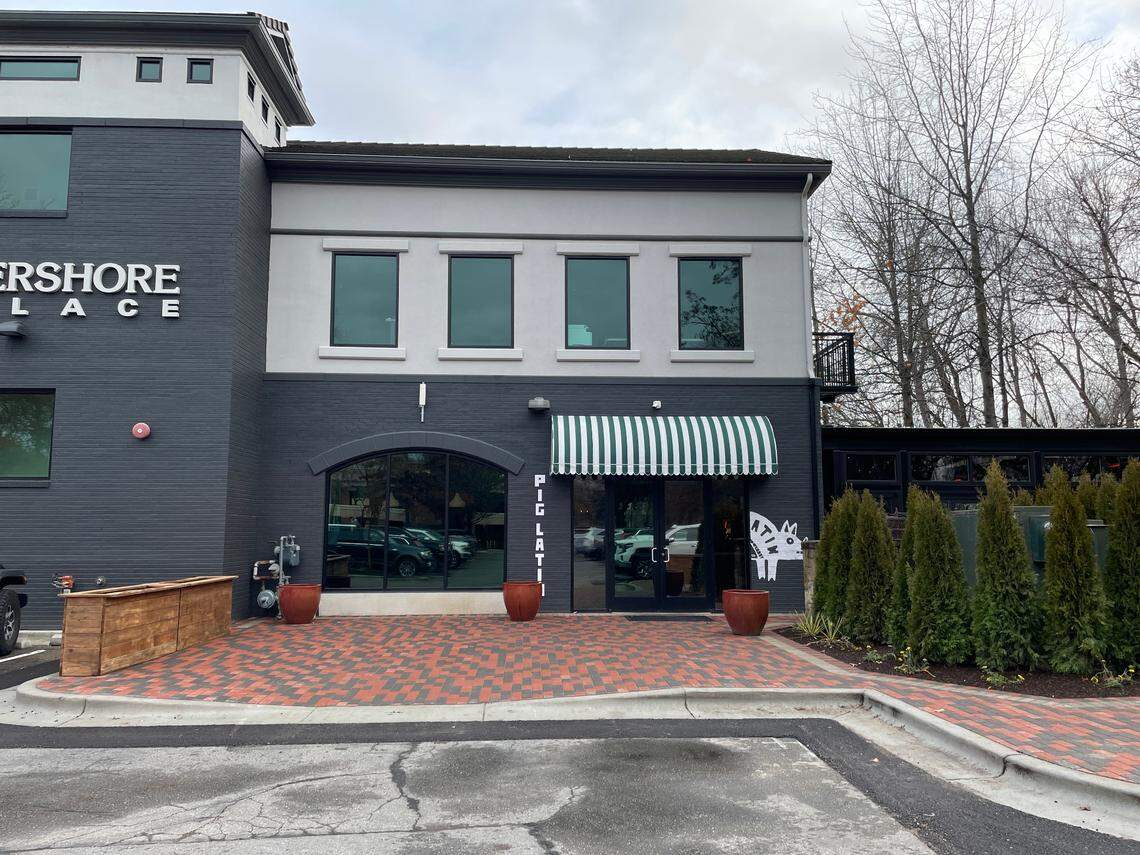 Pig Latin is open inside the old Bella Aquila restaurant space.