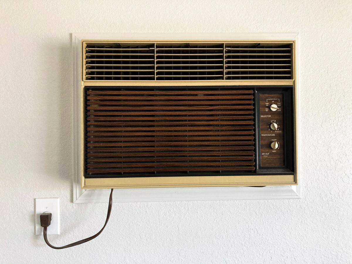 Many Boise area renters rely on small air-conditioning units like this one. Some say the units do not cool down their homes enough.