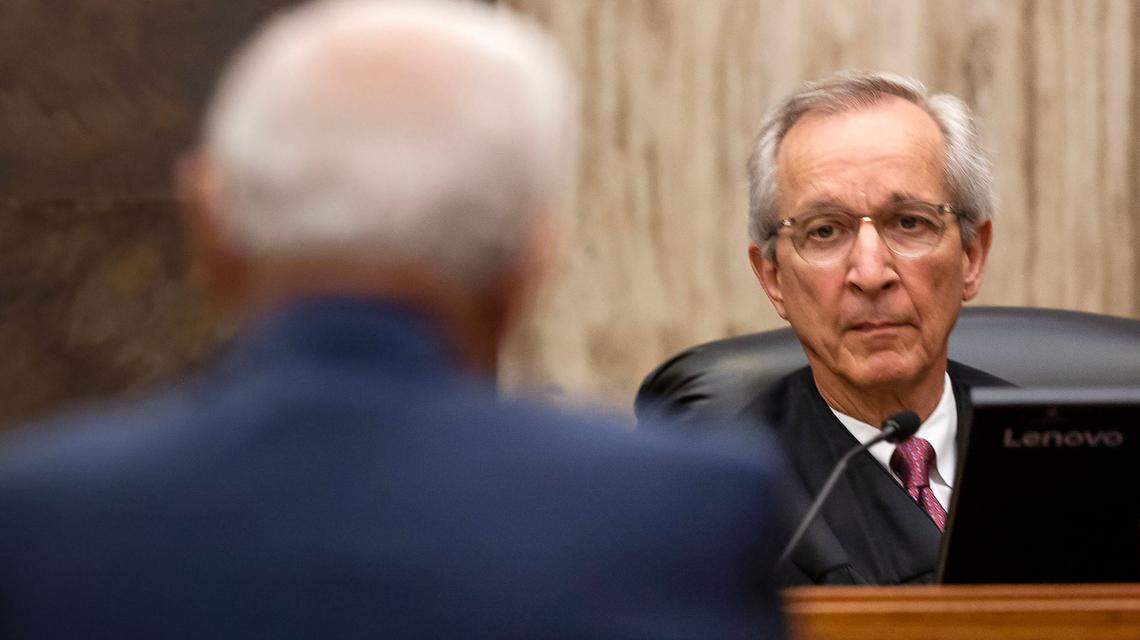 Idaho Supreme Court Justice John Stegner retired from the bench in October 2023. He presided over one capital murder case during 21 years as a district judge in North Idaho.
