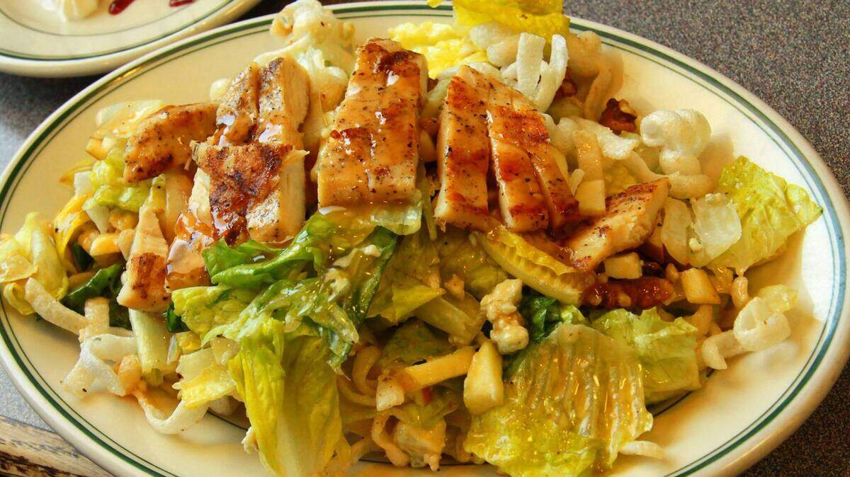 The Sage Cafe’s menu included tempting salads.