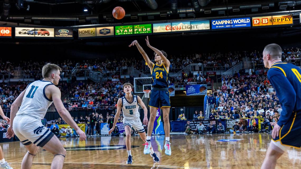 Meridian junior T.J. Sanor is one of two returning starters for the Warriors, who made the 5A state championship game last season.