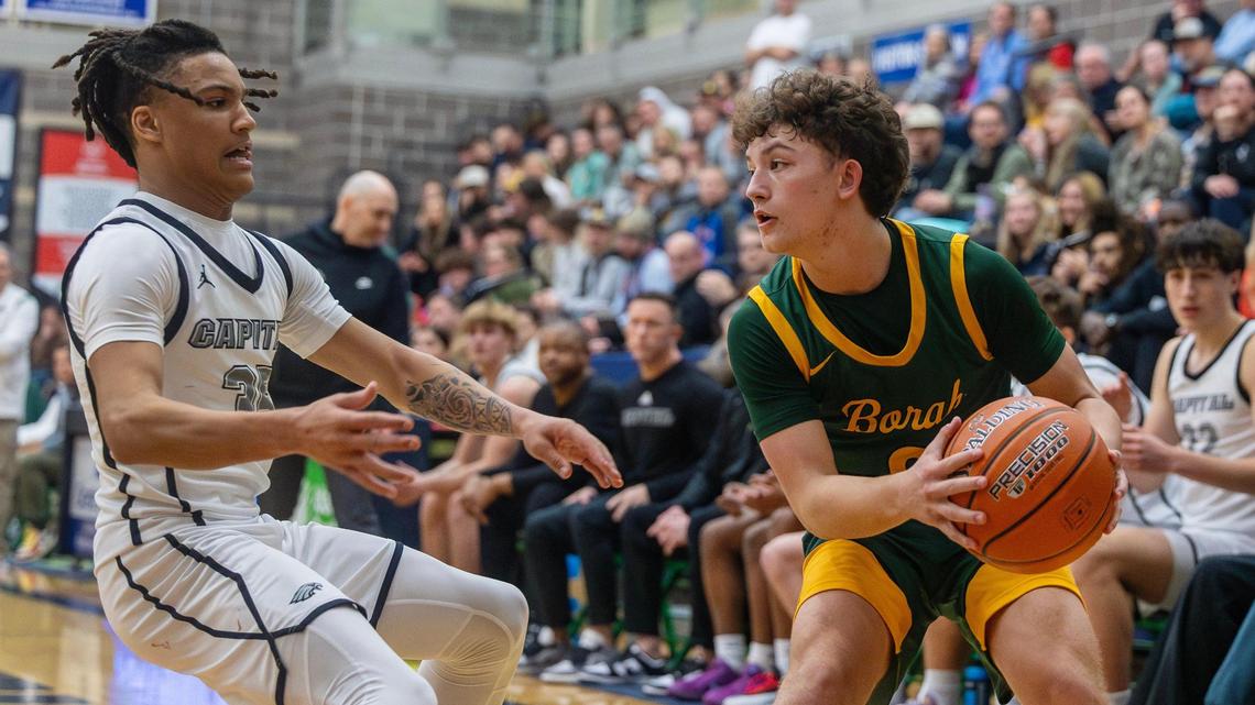 Borah senior Colton Dennis added 16 points and five rebounds for the Lions on Tuesday.