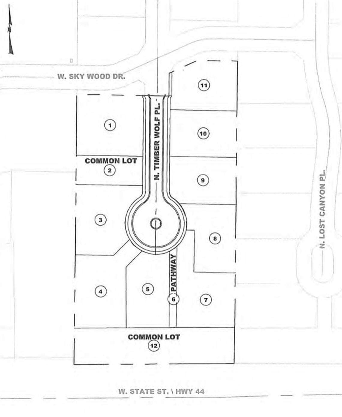The nine home Shingle Creek Subdivision would be located on what is currently 4.4 acres of agricultural land.