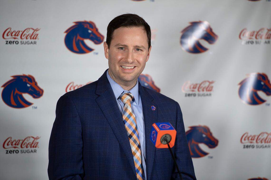 Boise State announced Monday that it set an all-time fundraising record in the 2022 fiscal year under the direction of Athletic Director Jeramiah Dickey, who was hired in January 2021.