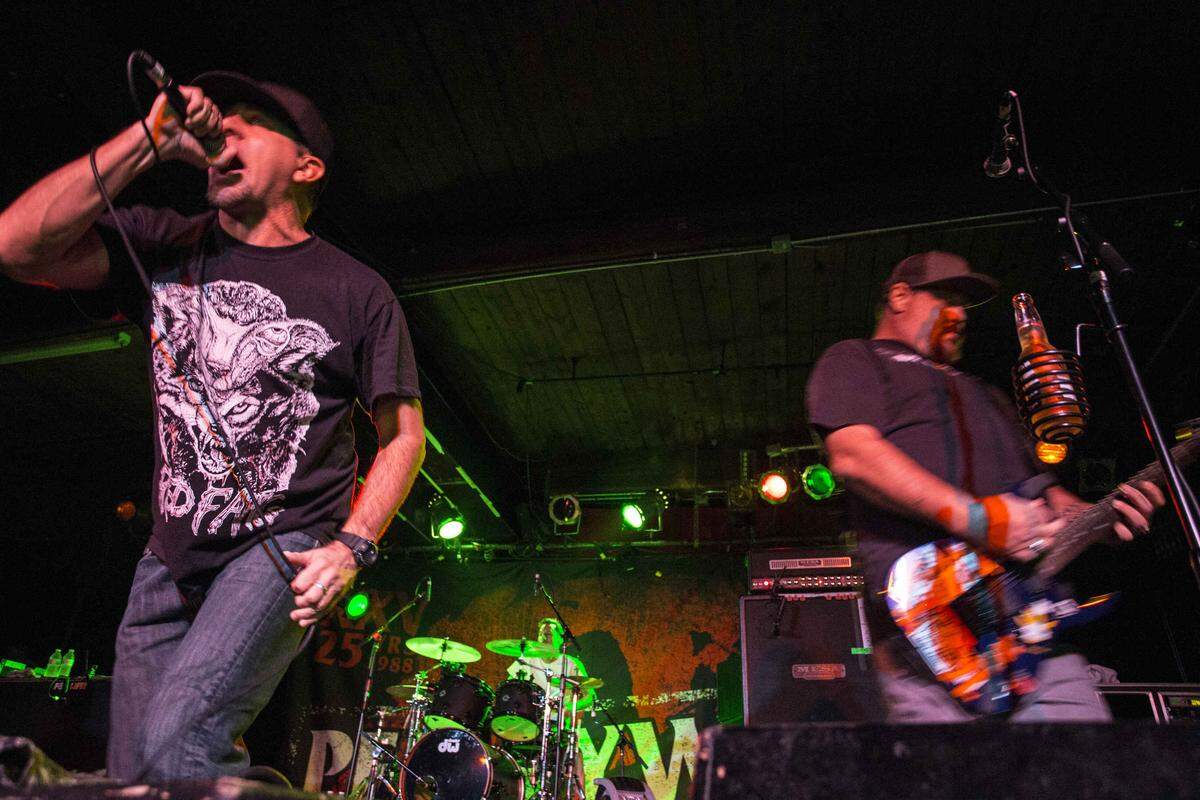 Jim Lindberg and Fletcher Dragge of Pennywise, one of the headliners at the Scallywag! festival.