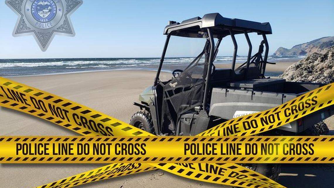 A person walking on the beach discovered a body partially buried in sand near Lincoln City, Oregon, cops said.