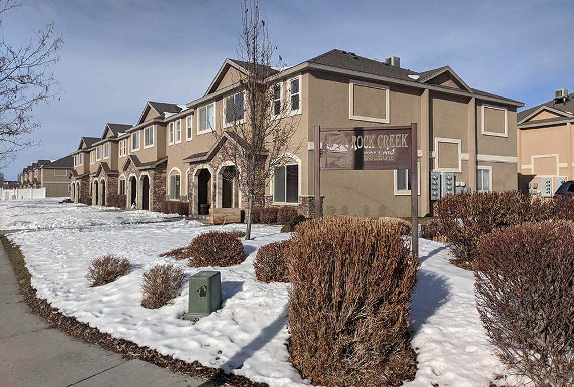 The townhomes located at 565 Pioneer Road in Rexburg where police conducted a welfare check and served a search warrant in connection to the missing person cases of Joshua Vallow and Tylee Ryan.
