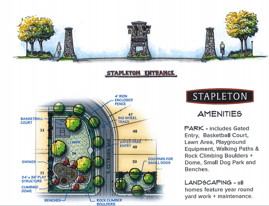 The Hawkins Company originally proposed to develop their land along Amity and Meridian Road for big-box stores, but after the recession, they decided to pursue a single-family home subdivision.