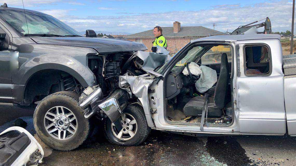 A head-on collision on Idaho 69 in Kuna sent both drivers to the hospital and closed the northbound lanes for a couple of hours.