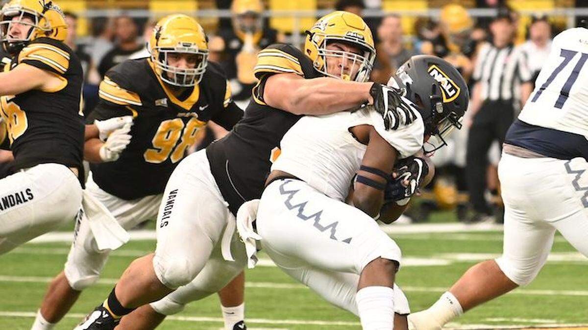 University of Idaho defensive lineman Noah Elliss posted career highs in tackles (46) and tackles for loss (6.5) last season.