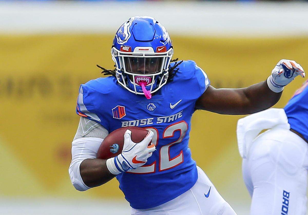 Boise State running back Alexander Mattison runs against San Diego State in the first half Oct. 6  in Boise. Mattison said this week he sees opportunities for big plays against Colorado State.