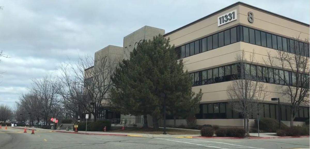 Building 8 on the former HP campus at 11311 W. Chinen Blvd. in northwest Boise.