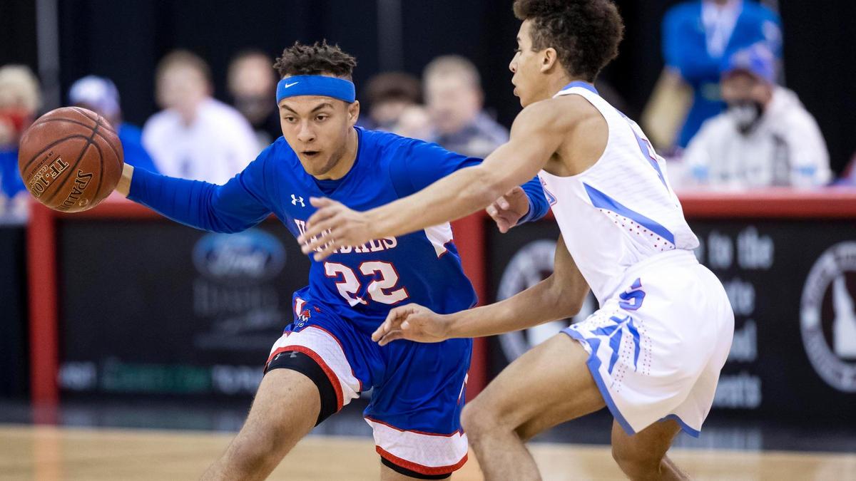 McCall-Donnelly’s DJ Green, left, is the reigning 3A All-Idaho Player of the Year.