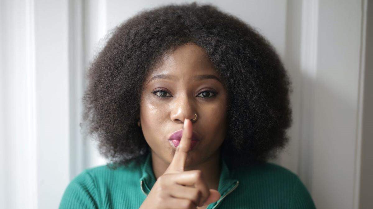 Be quiet, for a few seconds anyway.