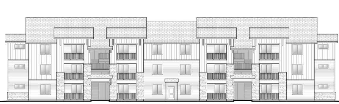 Corey Barton, developer for the apartments, said he would add two parking spots per apartment.
