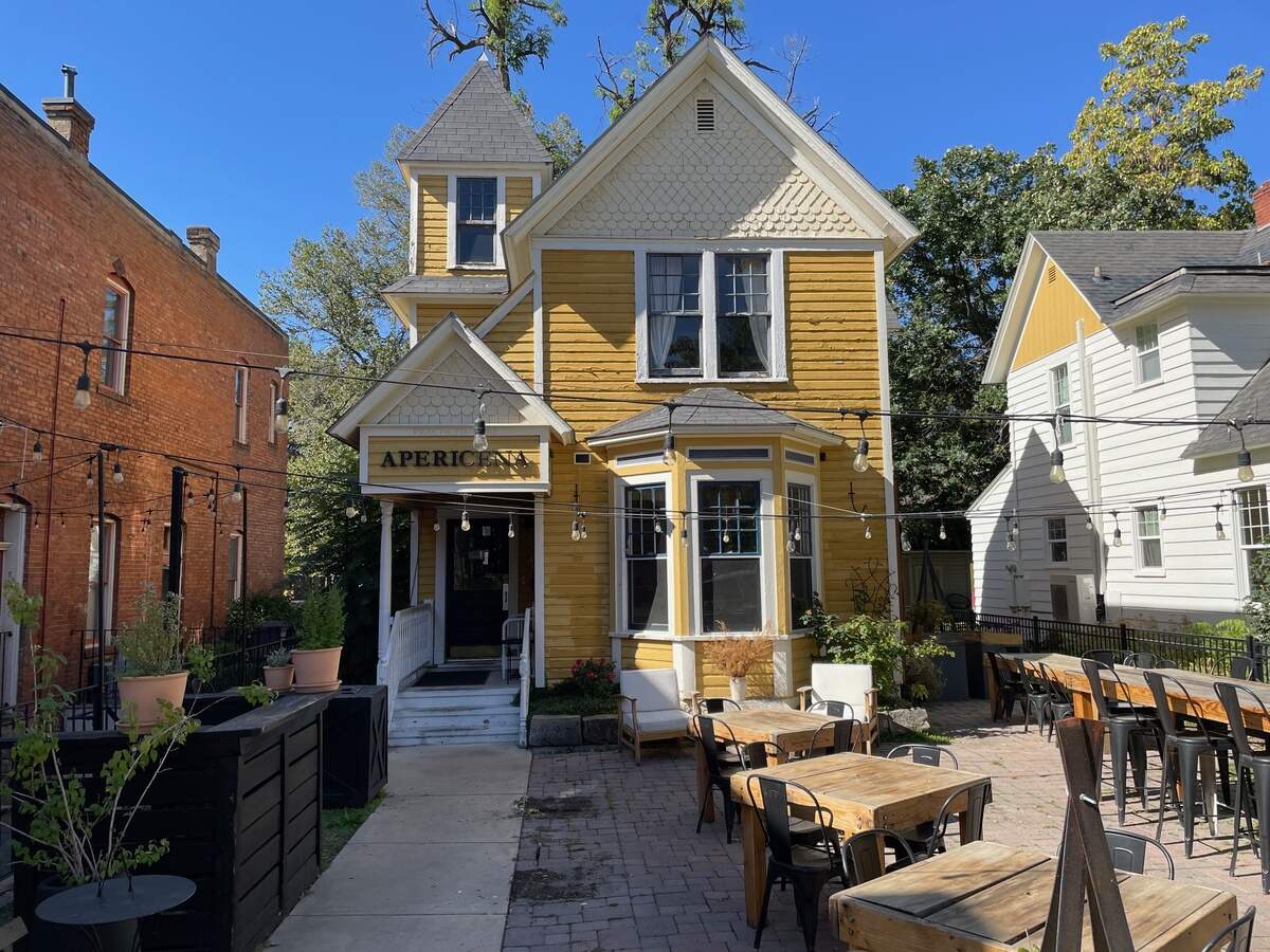 Apericena opened in the former Hyde House, a restaurant that closed after bouncing employee checks.