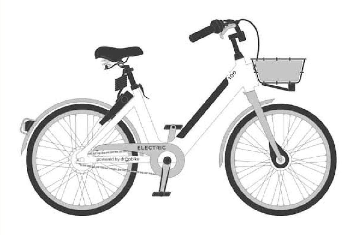 This rendering shows a model of what a new shared electric bike in Boise could look like.