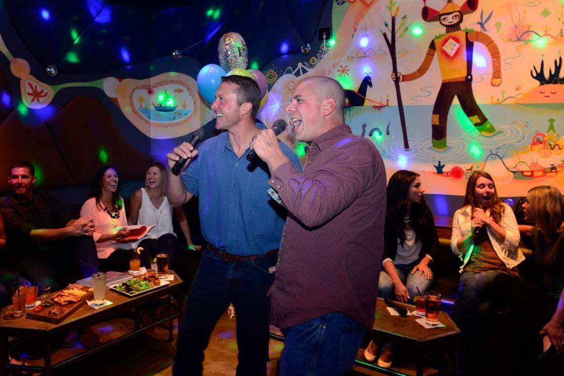 “Eat. Drink. Sing. Repeat.” So goes the motto at Voicebox Karaoke.