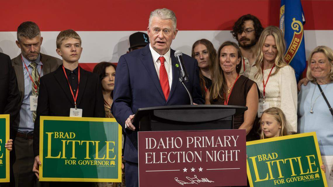 Seeking third term, Little cruises to victory in Republican primary for Idaho governor