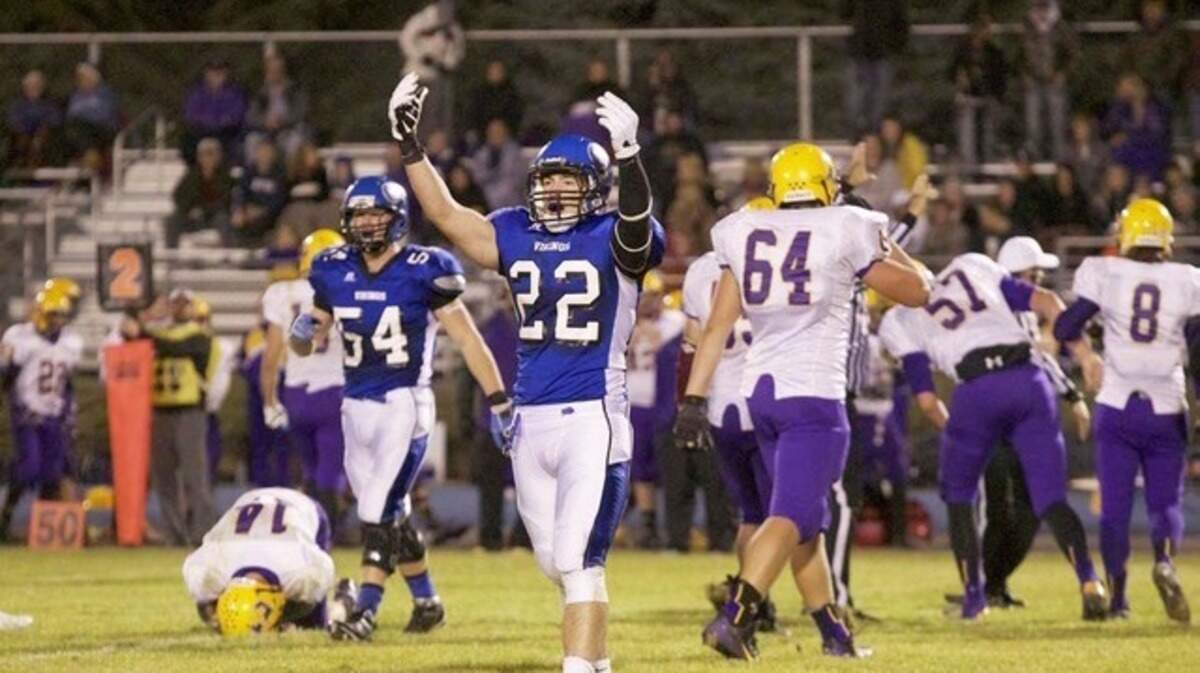 Senior Drew Berger is a two-way player at Coeur d’Alene High.