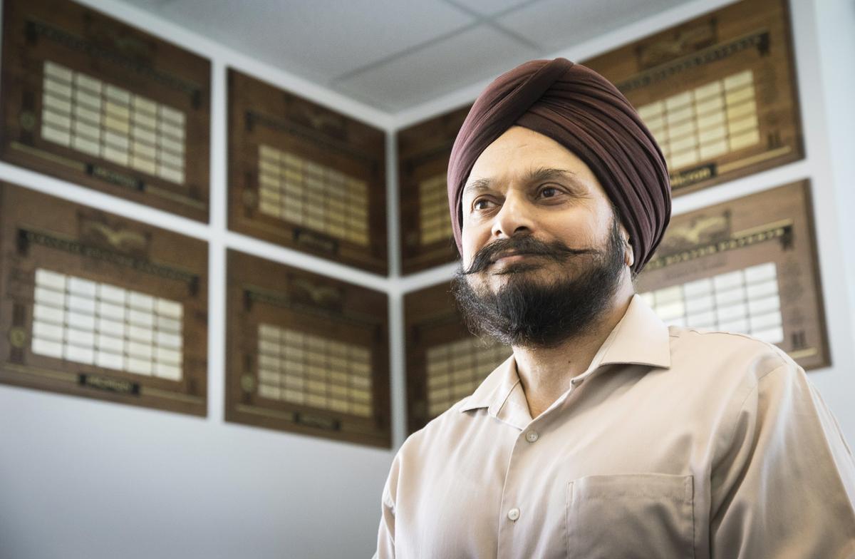 After he graduated from college, Gurtej Singh Sandhu was trying to decide whether to work for an established company, or this young upstart company called Micron. A professor told him, “You go to Micrcon, you will do many things.” Just a few patents plaques hang on his office wall - he has created 1,400 patents since working at Micron.