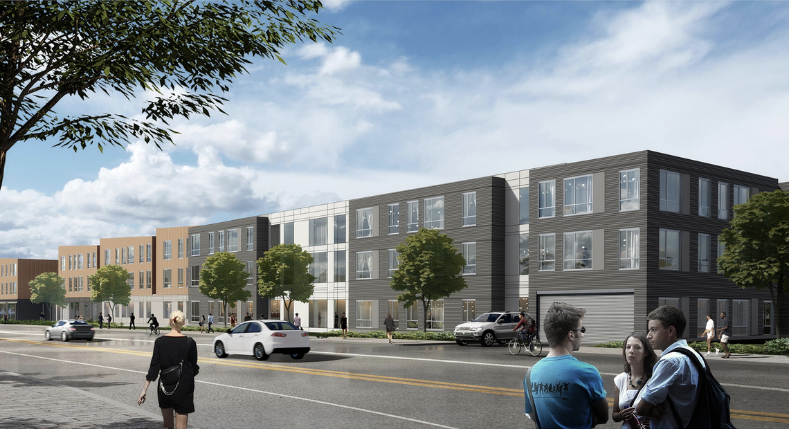 These student apartments proposed by St. Louis-based Collegiate Development Group would include 198 units and 526 beds. Neighbors of the project worry it would flood the area with even more students.